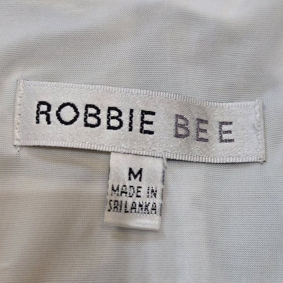 Robbie Bee Green Palm Tropical Flowy Long Dress, Size M - Picture 2 of 9